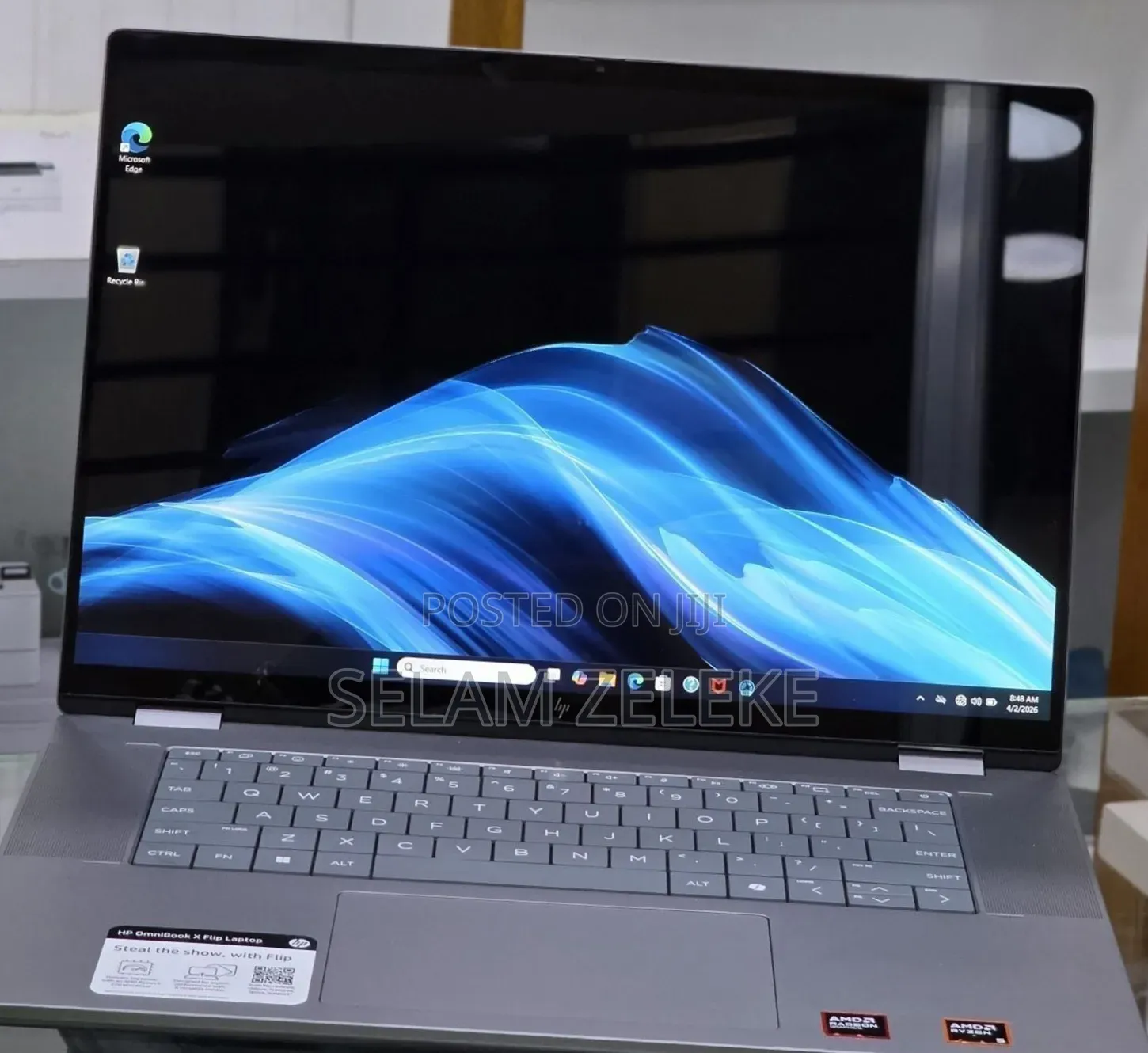 New Laptop HP OmniBook X Flip 16" 8GB AMD Ryzen 5 SSD 512GB