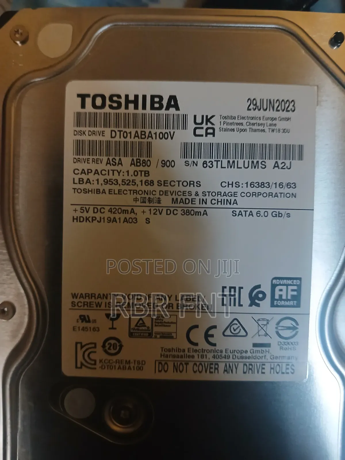 HDD Surveillance Toshiba