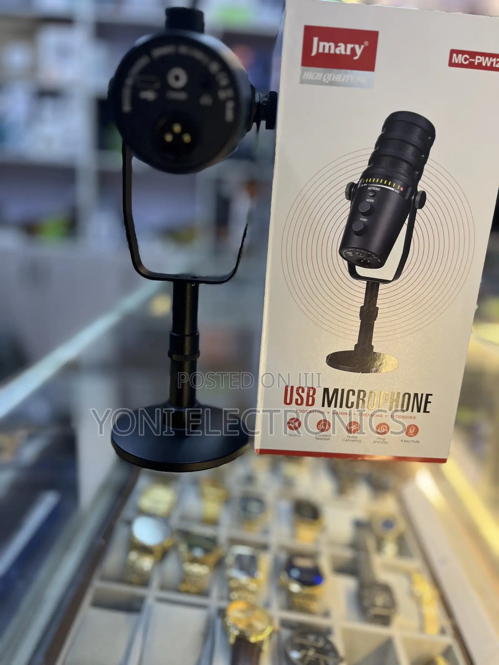 Jmary MC-PW12 Professional USB Condenser Microphone With Stand