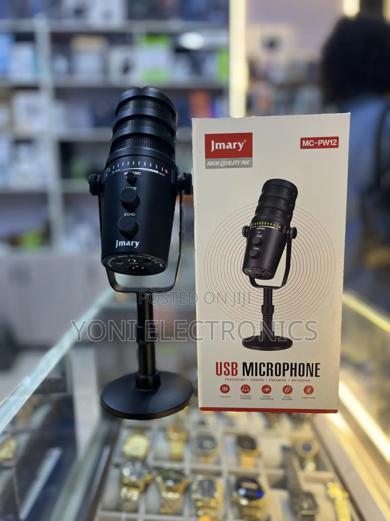 Jmary MC-PW12 Professional USB Condenser Microphone With Stand