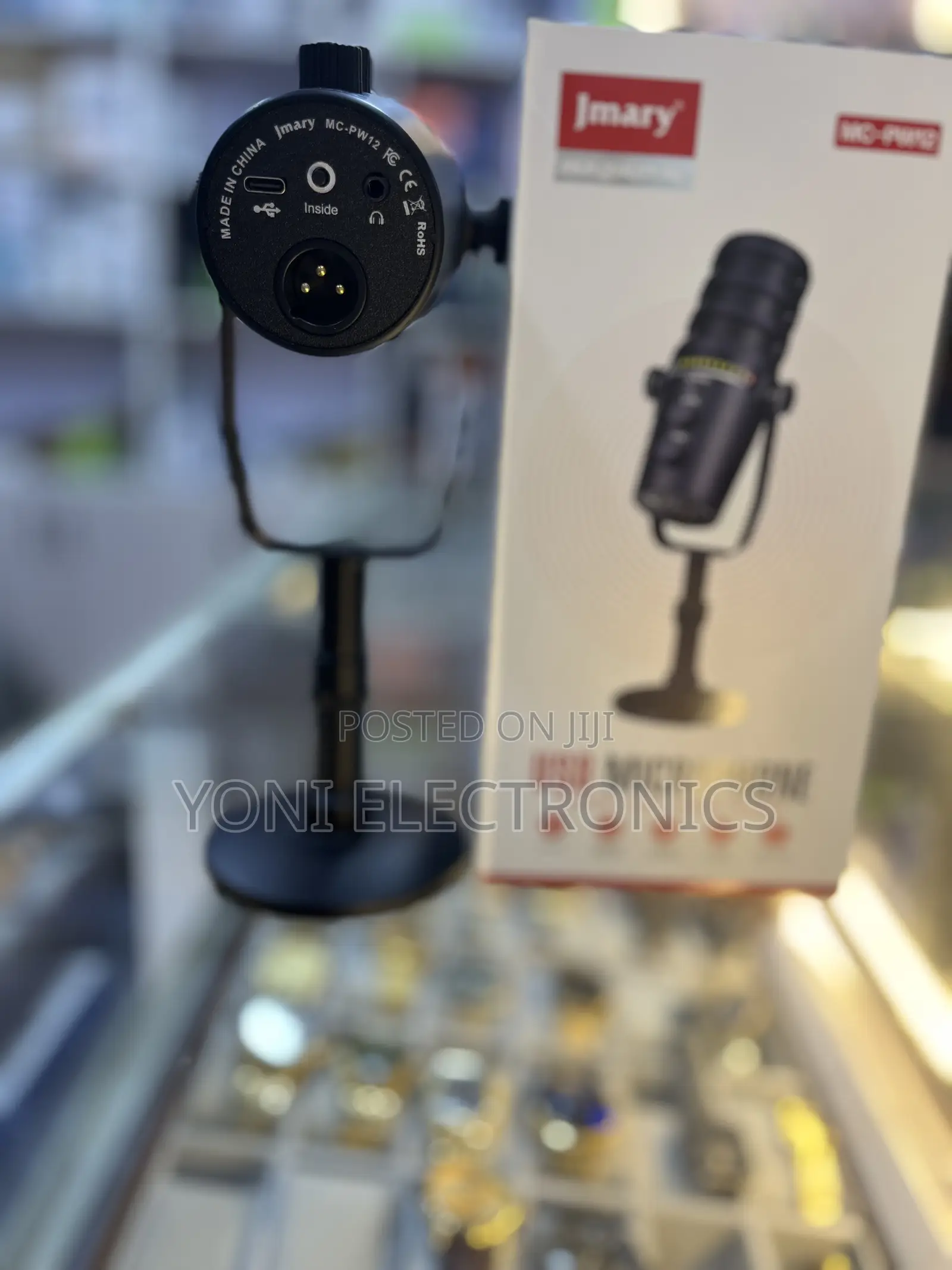 Jmary MC-PW12 Professional USB Condenser Microphone With Stand