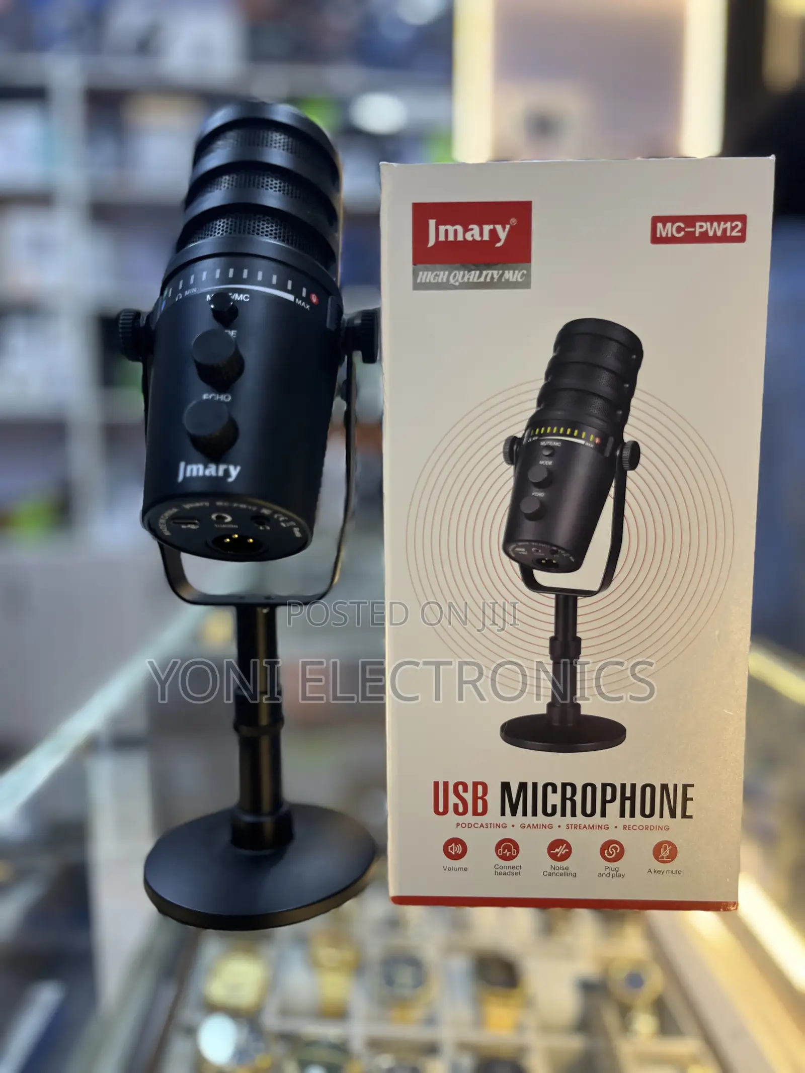 Jmary MC-PW12 Professional USB Condenser Microphone With Stand
