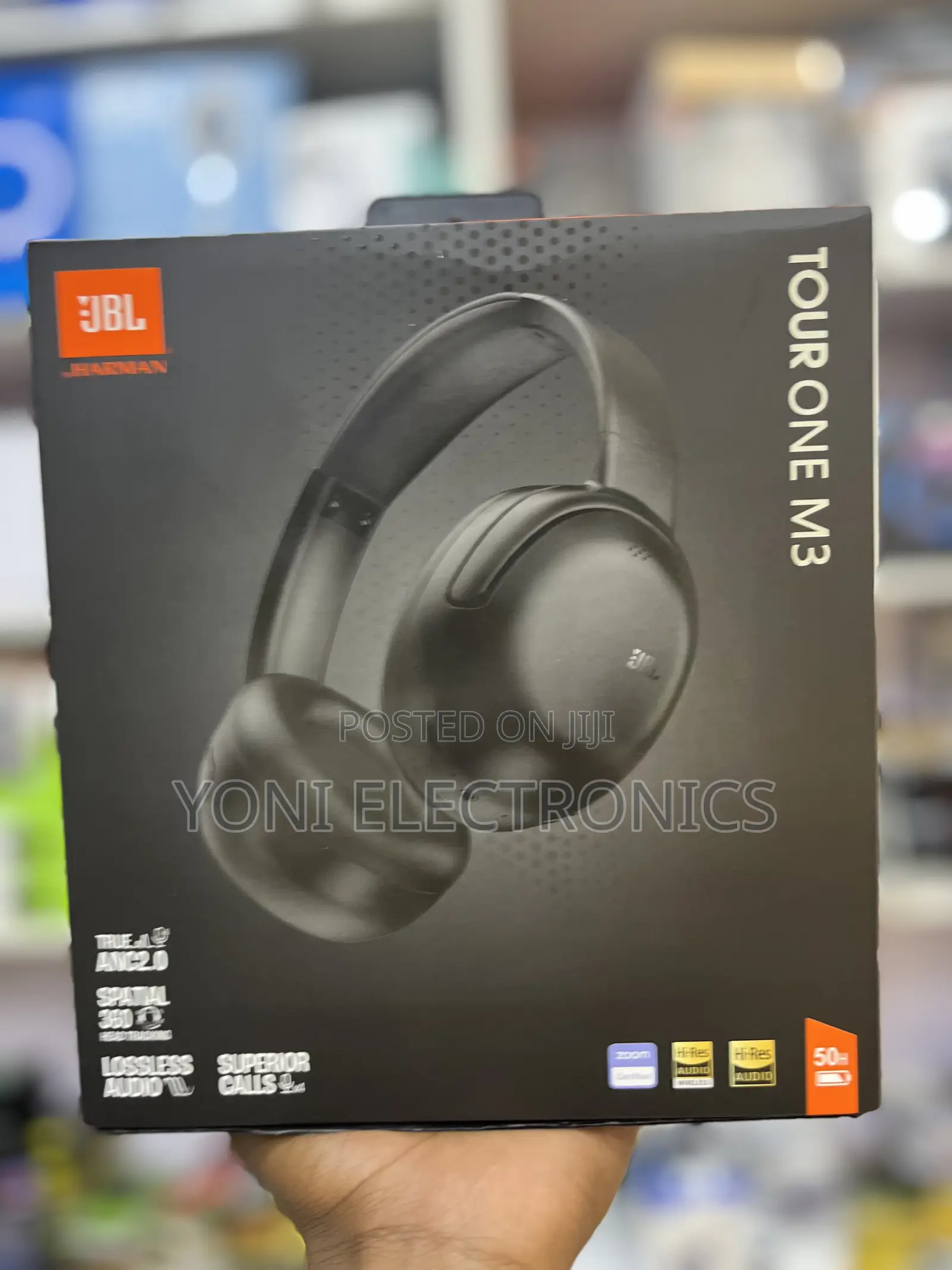JBL Tour One M3 Wireless Over-Ear Active Noise-Cancelling Headphones