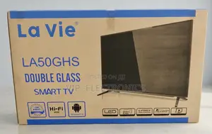 La Vie 50 Inch TV Double Glass Smart TV. Featuring a Large 50 Display