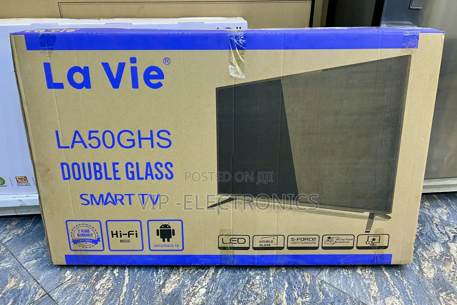 La Vie 50 Inch TV Double Glass Smart TV. Featuring a Large 50 Display
