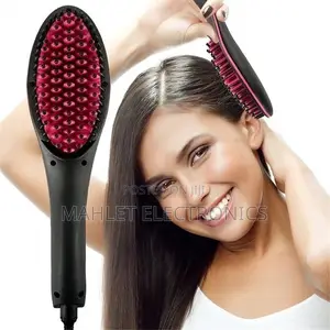 ኤሌክትሪካል የፀጉር ማበጠሪያና ማለስለሻhair Straightener and Brush