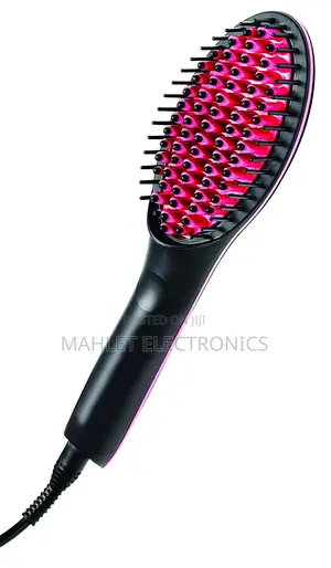 ኤሌክትሪካል የፀጉር ማበጠሪያና ማለስለሻhair Straightener and Brush
