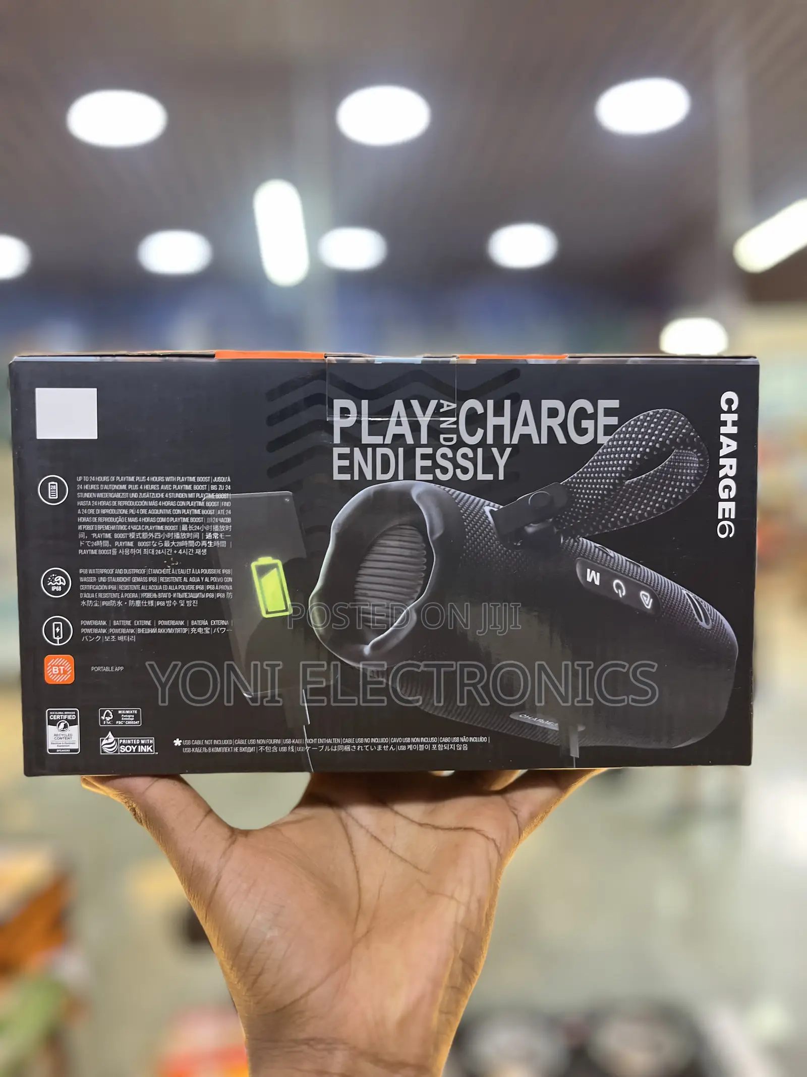 JBL Charge 6 Portable Wireless Bluetooth Speaker