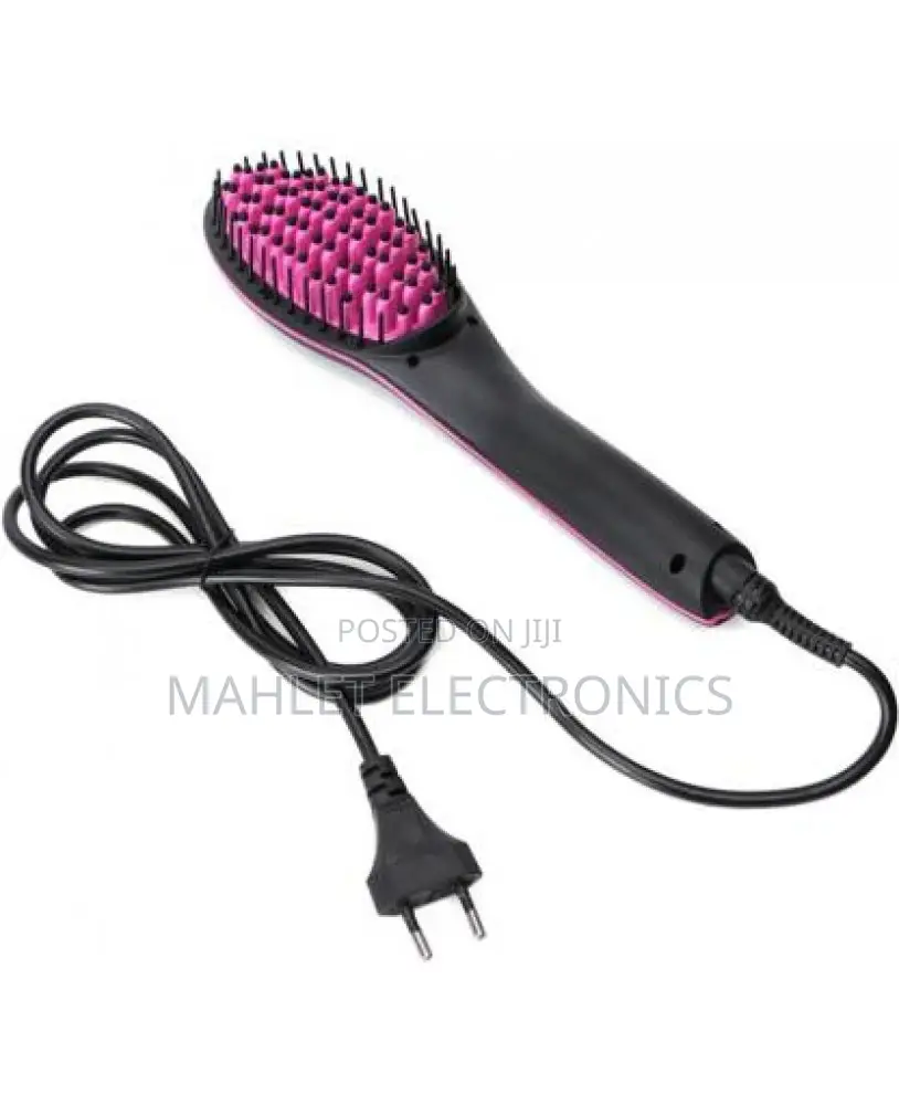 ኤሌክትሪካል የፀጉር ማበጠሪያና ማለስለሻhair Straightener and Brush