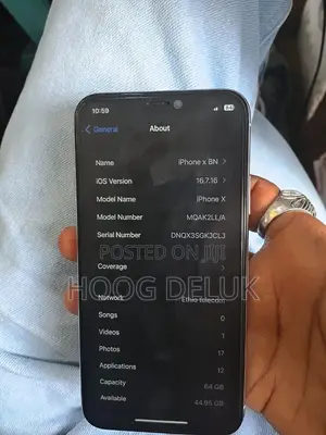 Apple iPhone X 64 GB White
