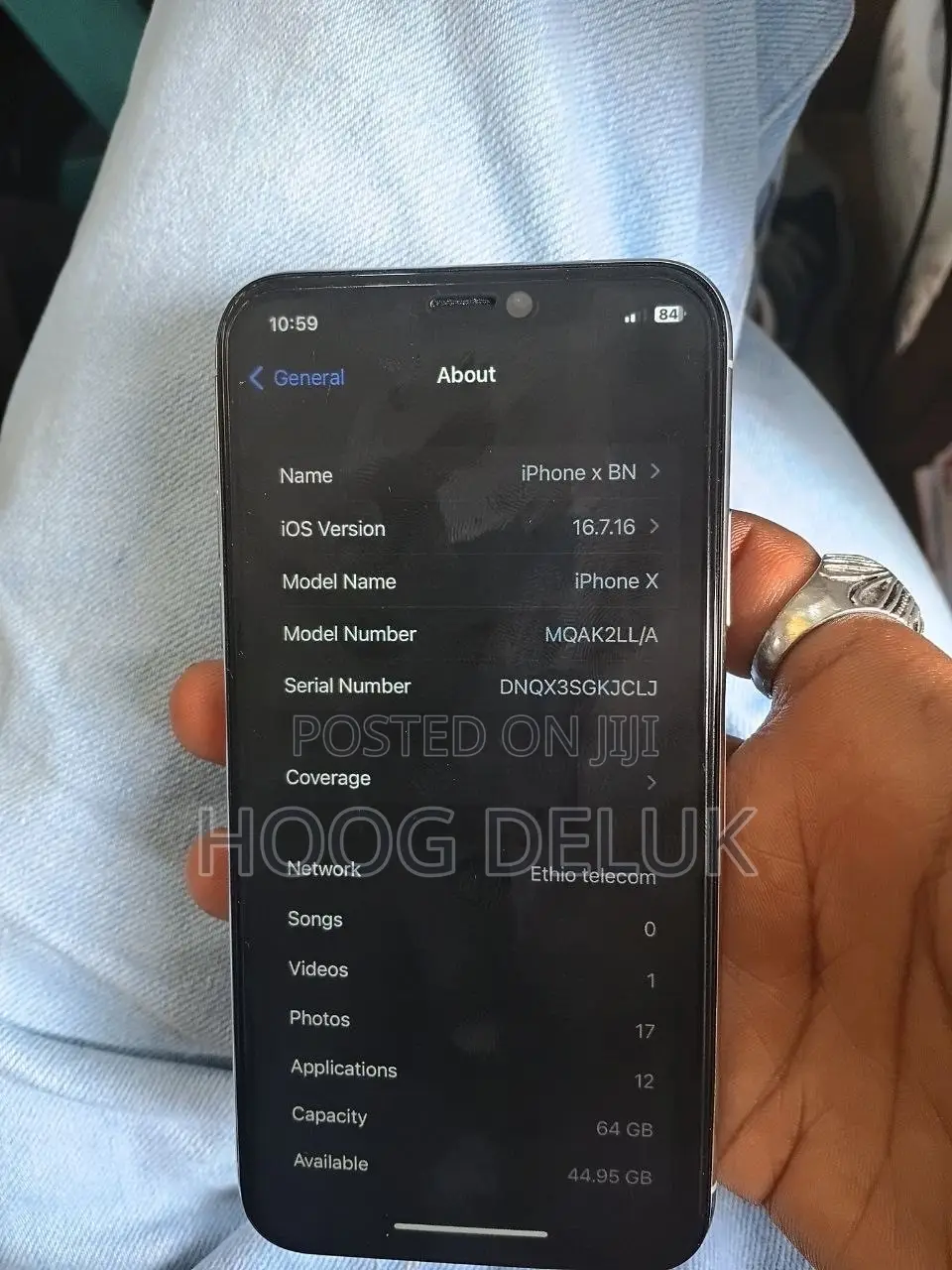 Apple iPhone X 64 GB White