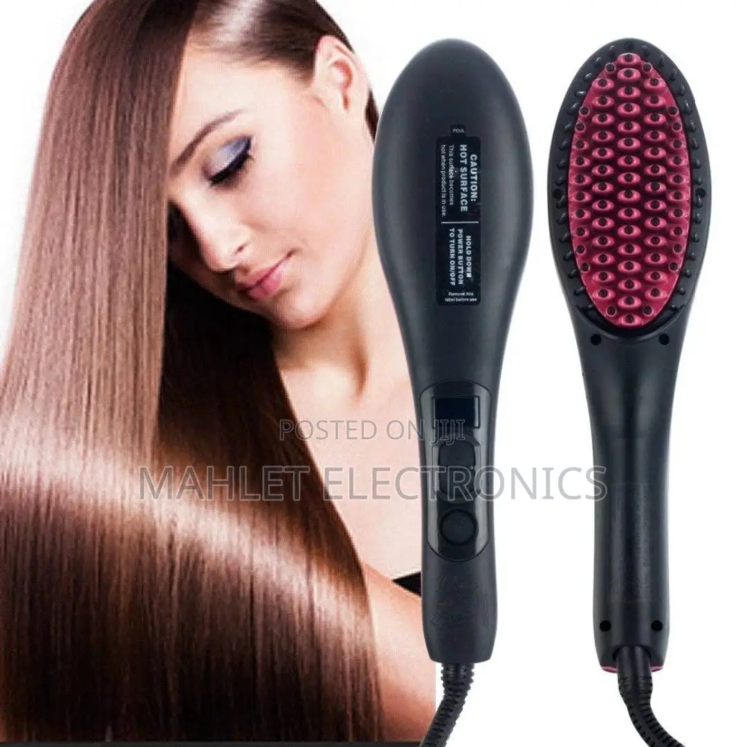 ኤሌክትሪካል የፀጉር ማበጠሪያና ማለስለሻhair Straightener and Brush