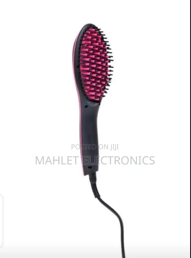ኤሌክትሪካል የፀጉር ማበጠሪያና ማለስለሻhair Straightener and Brush