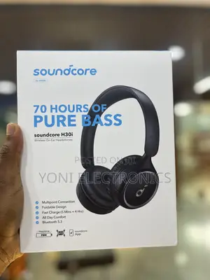 Anker Soundcore H30i Wireless on-Ear Headphones – 70 Hours Playtime