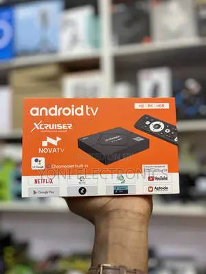 Xcruiser V12 AI Box Android TV Media Player – 8K HDR & Chromecast