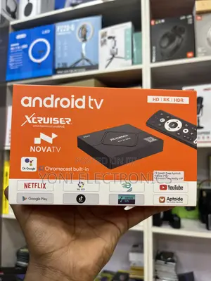 Xcruiser V12 AI Box Android TV Media Player – 8K HDR & Chromecast