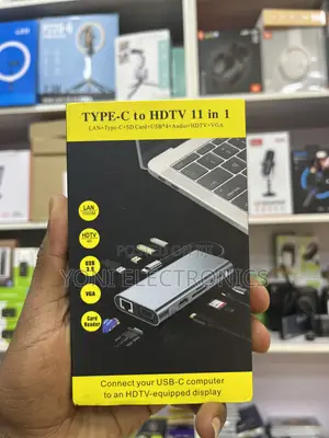 11-in-1 USB-C Docking Station Hub With 4K HDMI, VGA, Gigabit Ethernet