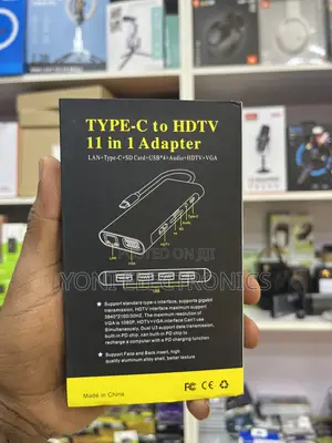 11-in-1 USB-C Docking Station Hub With 4K HDMI, VGA, Gigabit Ethernet