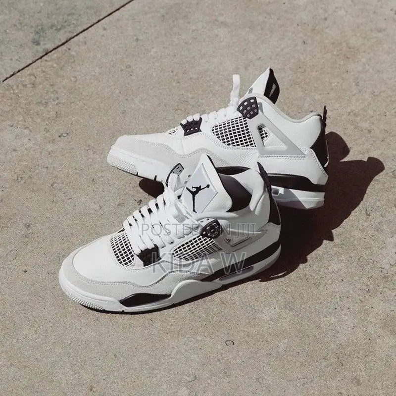 Air #Jordan 4 Retro Military Black