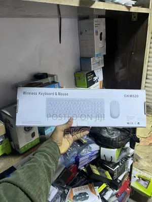 GKM520 Wireless Keyboard & Mouse Combo / አዲስ ገመድ አልባ ኪቦርድ እና ማውስ Combo