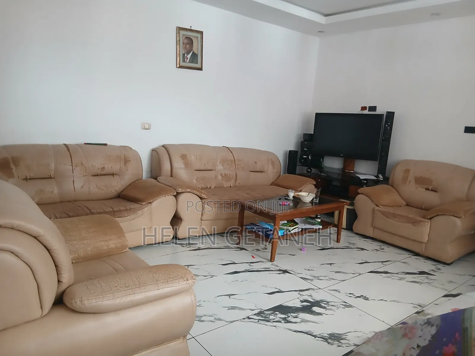 Sofaset Leather