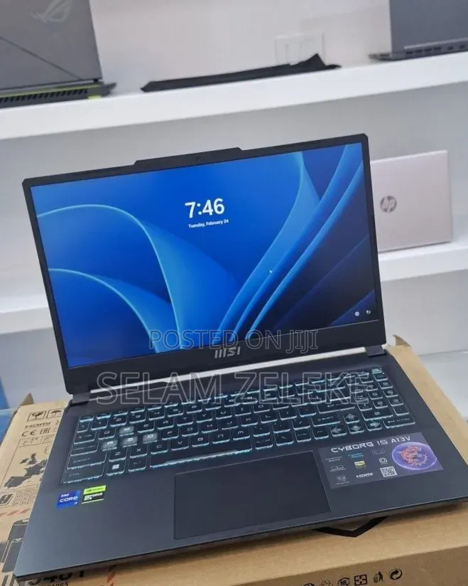 New Laptop MSI Cyborg 15 16GB Intel Core i7 SSD 1T