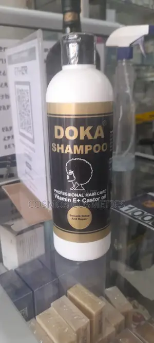 Doka Vitamin E + Castor Oil Professional Hair Care Shampoo