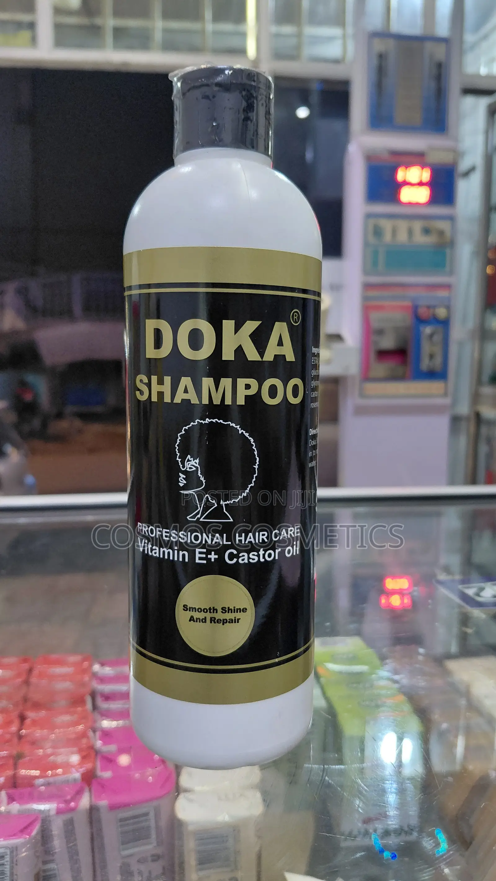 Doka Vitamin E + Castor Oil Professional Hair Care Shampoo