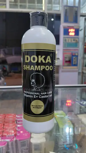Doka Vitamin E + Castor Oil Professional Hair Care Shampoo