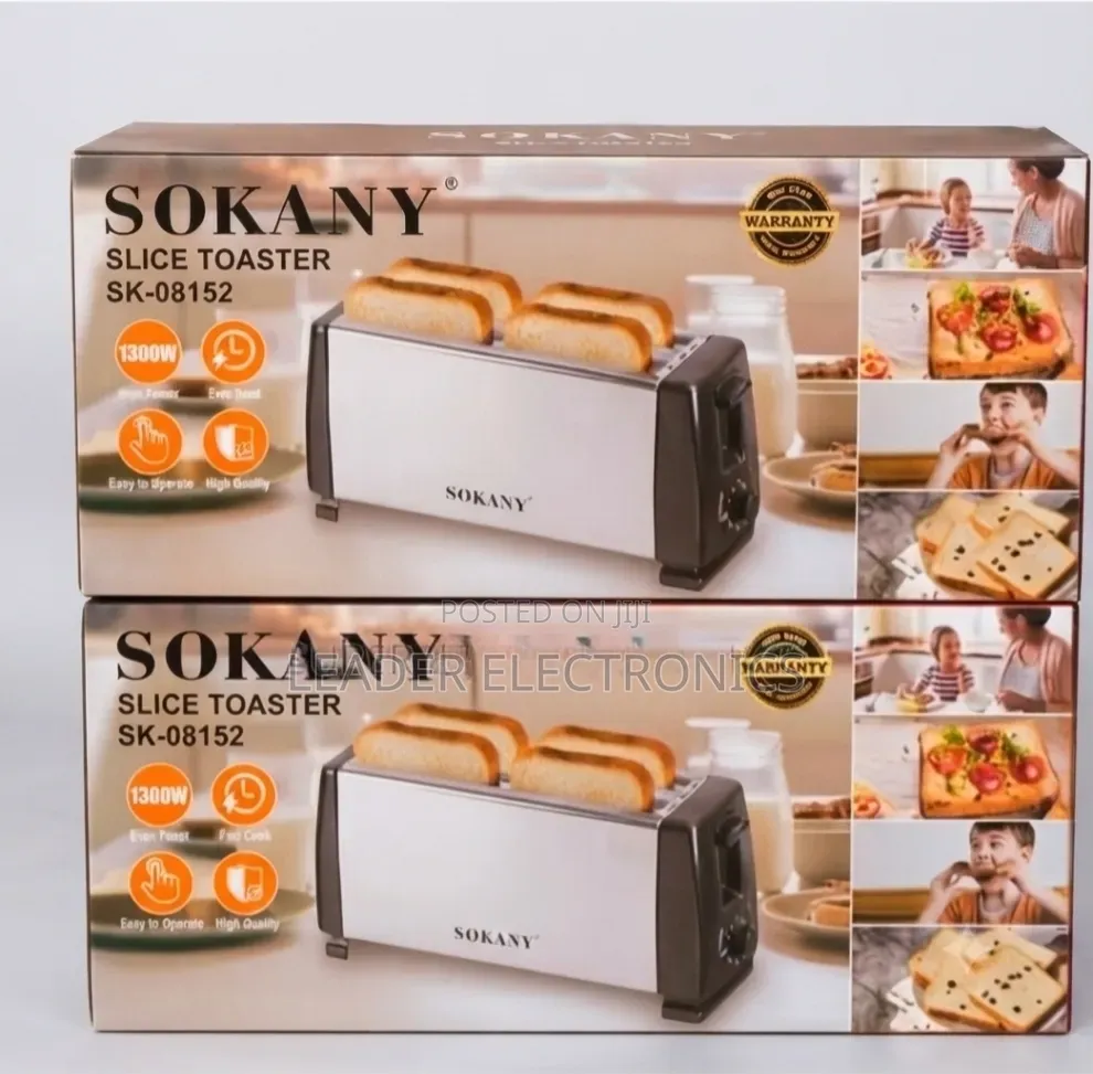 Sokany Slice Toaster – Fast, Crispy & Convenient Breakfast