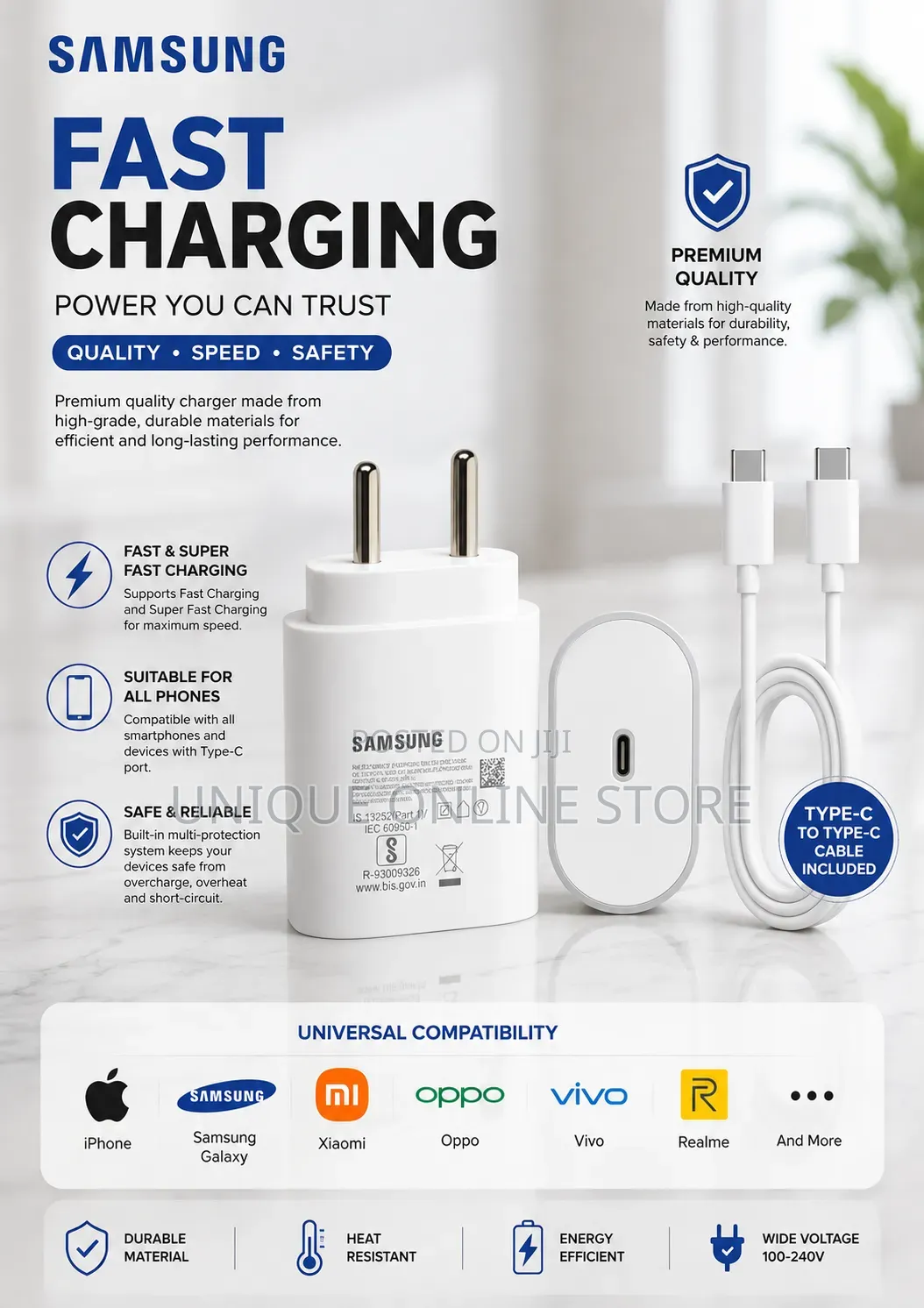 Samsung Charger (Made in Vietnam)