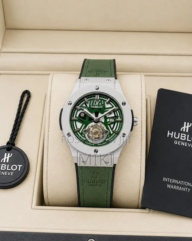 Mens Hublot Skeleton Watch