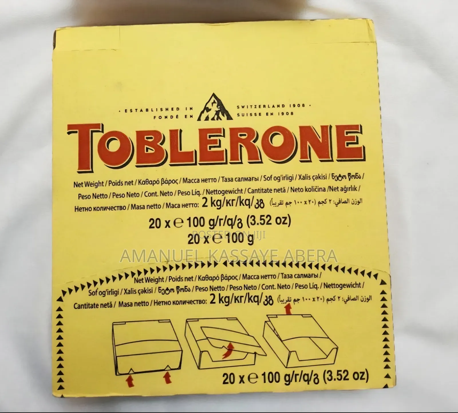 Toblerone Chocolate