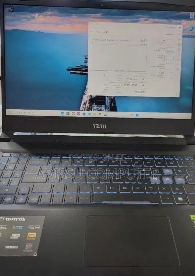 New Laptop MSI GF63 16GB AMD Ryzen 5 SSD 512GB