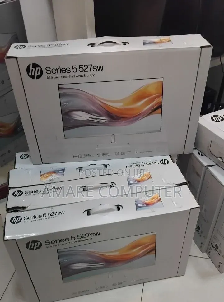 HP White Monitor