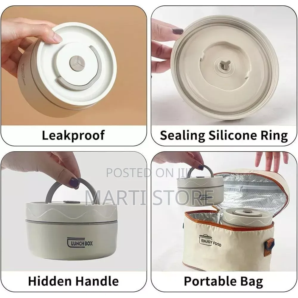 Isolated Lunch Box With Bag