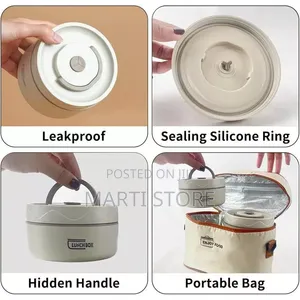 Isolated Lunch Box With Bag