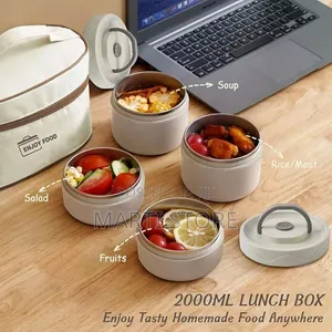Isolated Lunch Box With Bag