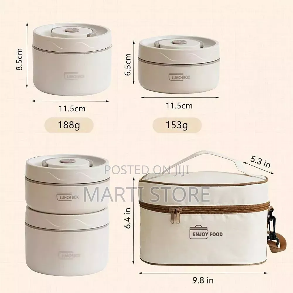 Isolated Lunch Box With Bag