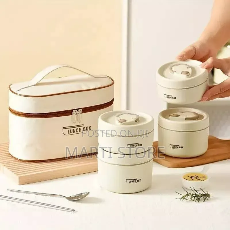 Isolated Lunch Box With Bag