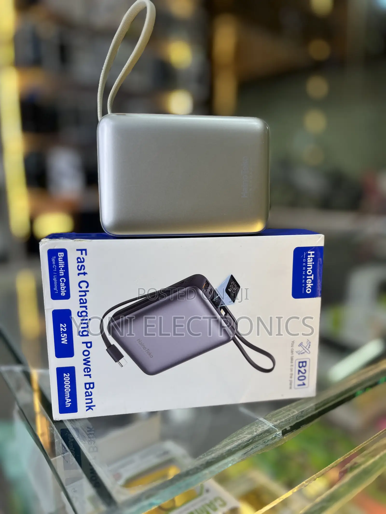 HainoTeko B201 Fast Charging Power Bank (20000mAh)