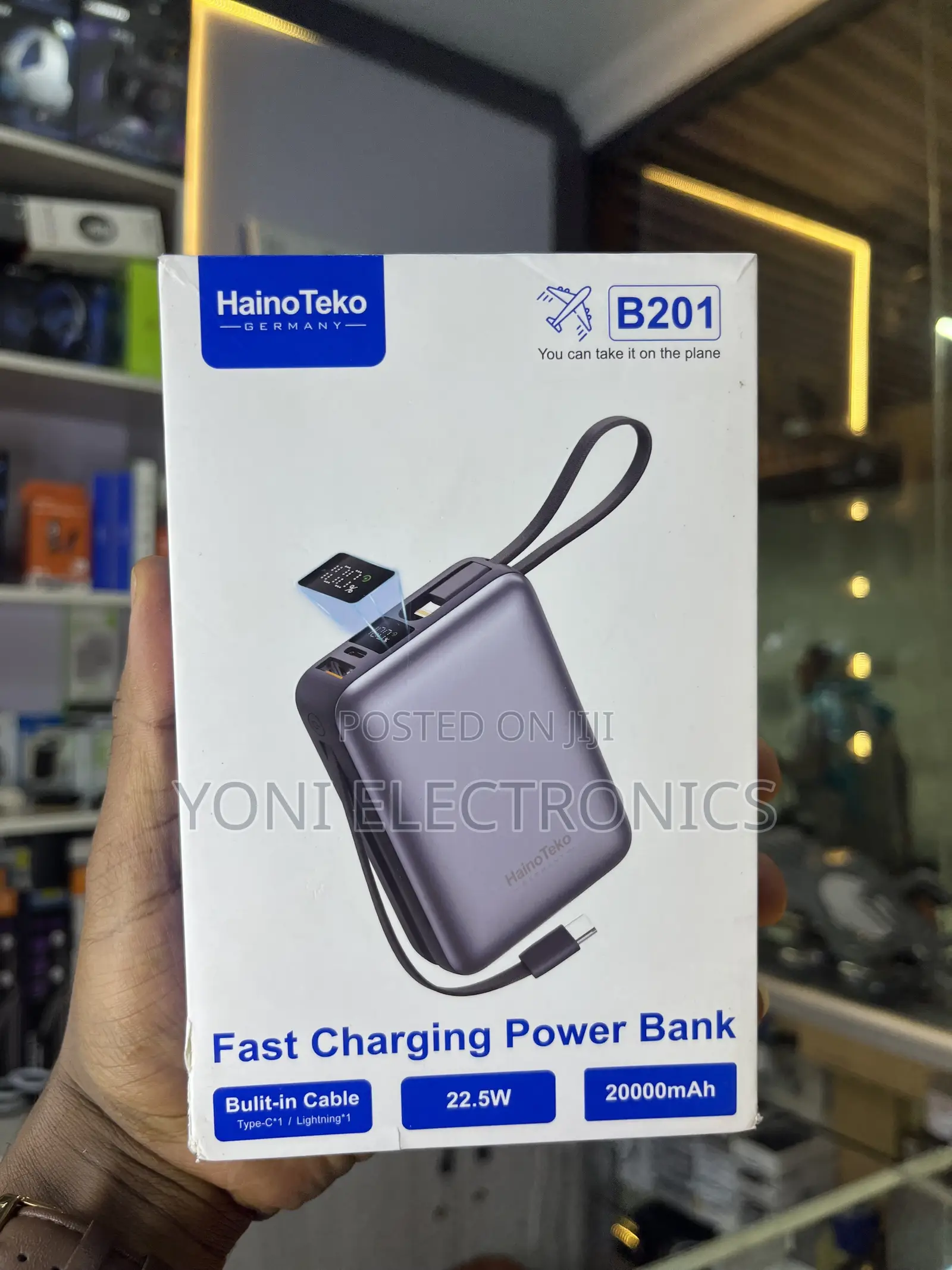 HainoTeko B201 Fast Charging Power Bank (20000mAh)