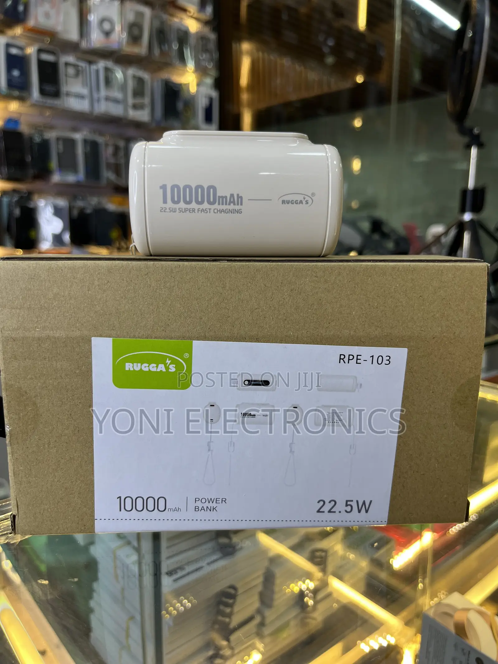 RUGGA'S RPE-103 22.5W Super Fast Charging Power Bank (10000mAh)