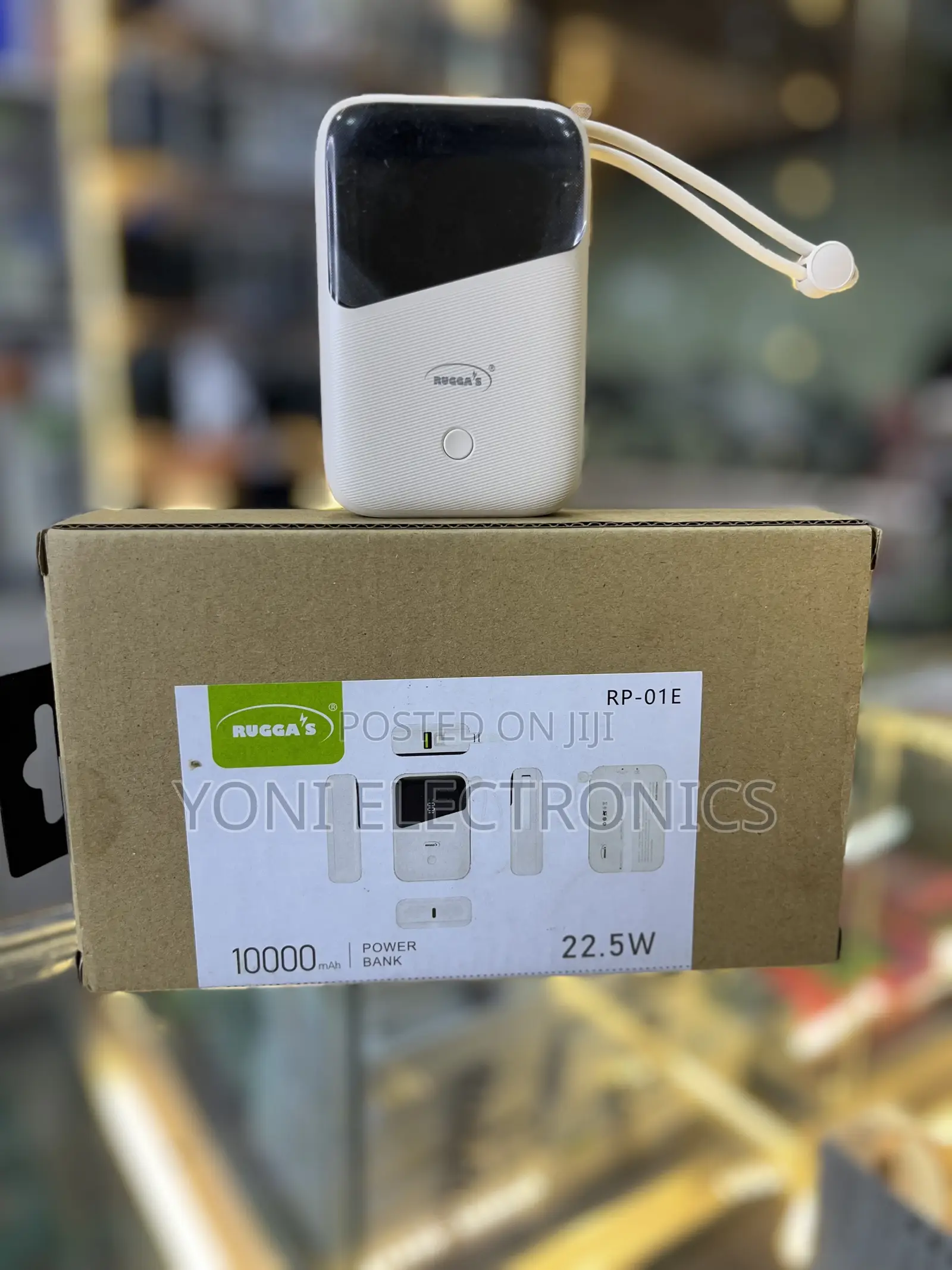 RUGGA'S RP-01E 22.5W Power Bank (10000mAh)