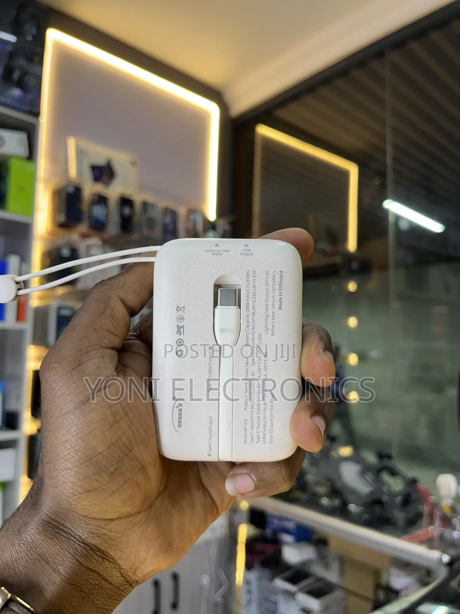 RUGGA'S RP-01E 22.5W Power Bank (10000mAh)