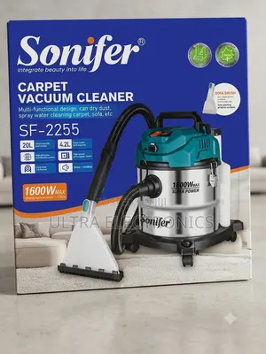 Sonifer Sf-2255 – Carpet & Wet/Dry Vacuum Cleaner 🔥
✨ 1600w
