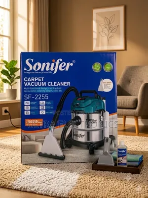 Sonifer Sf-2255 – Carpet & Wet/Dry Vacuum Cleaner 🔥
✨ 1600w