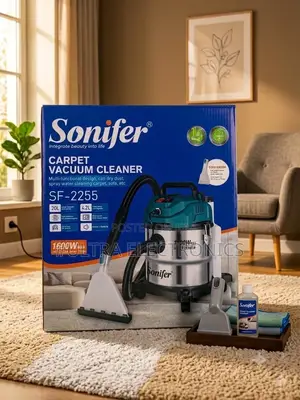 Sonifer Sf-2255 – Carpet & Wet/Dry Vacuum Cleaner 🔥
✨ 1600w