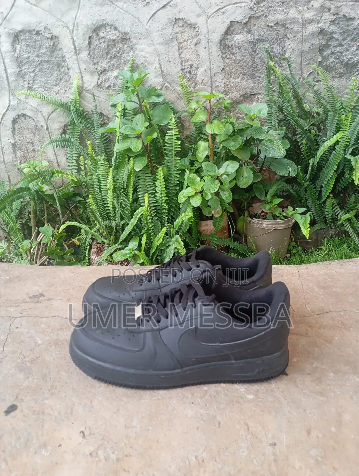 Brand New Nike Air Force 1 Low - Triple Black (Size 42)