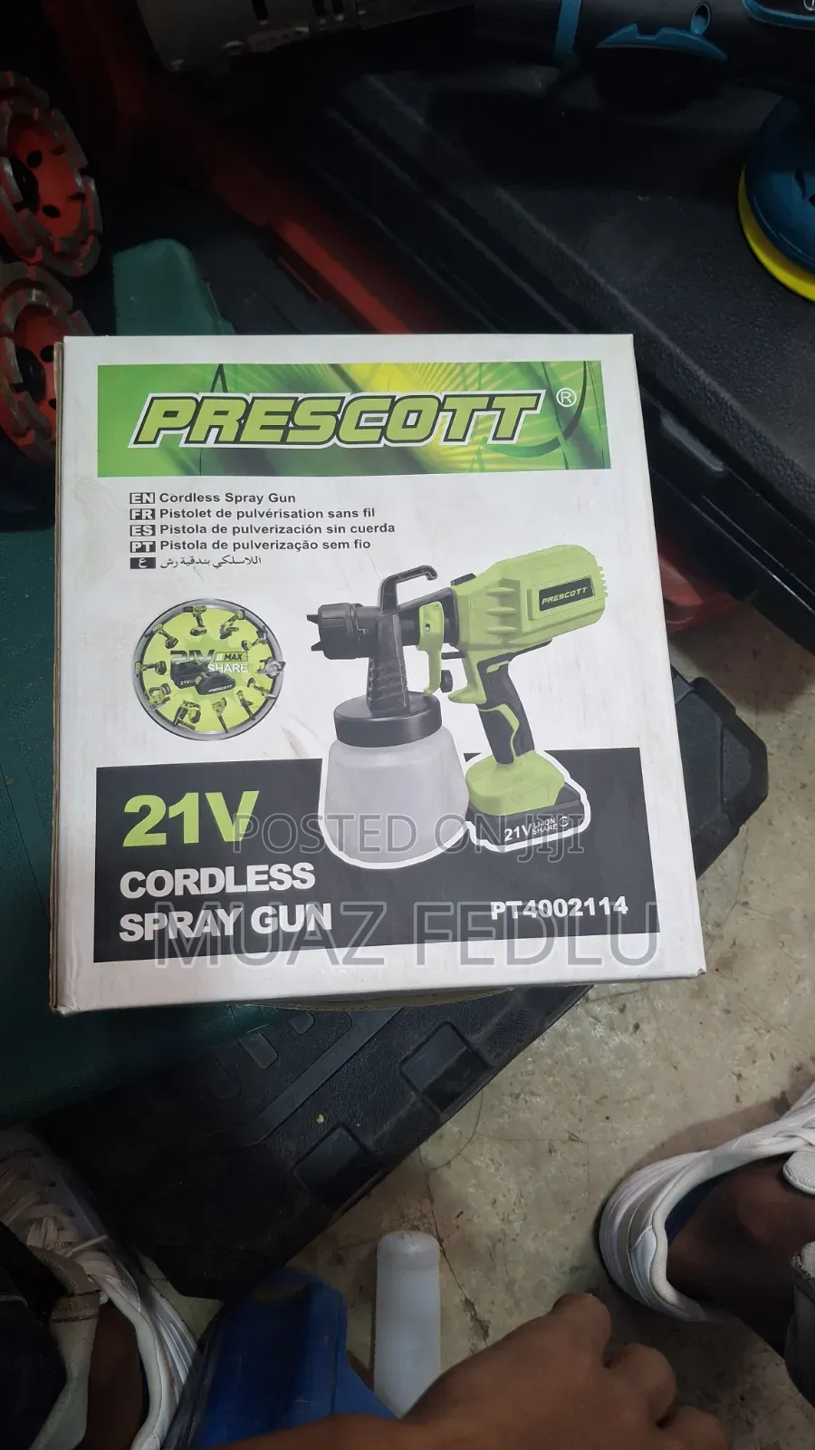 Prescott Charge Spray Gun 21V
